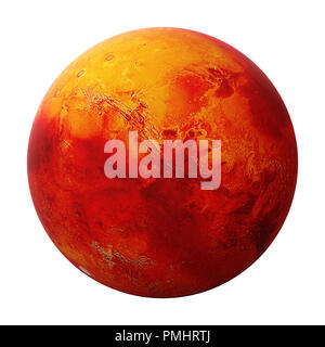 Mars, la planète rouge Banque D'Images