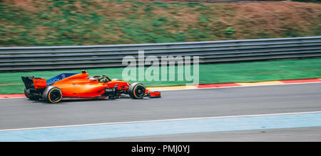 Grand Prix de Belgique 2018 Photos d'Action Banque D'Images