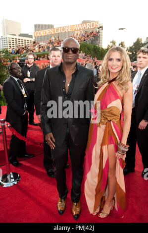 Seal et Heidi Klum assister à la 68e assemblée annuelle Golden Globe Awards au Beverly Hilton de Los Angeles, CA le dimanche, 16 janvier 2011. Référence de fichier #  30825 781 pour un usage éditorial uniquement - Tous droits réservés Banque D'Images