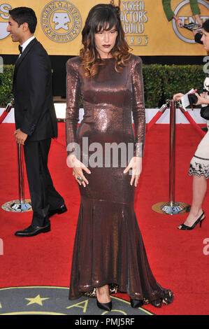 Paz de la Huerta à la 17e édition des Screen Actors Guild Awards - Arrivals tenue au Shrine Auditorium à Los Angeles, CA le dimanche, Janvier 30, 2011. Photo de RPAC Pacifique Photo Presse / PictureLux Banque D'Images