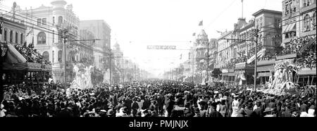 Le Pageant Rex, jour du Mardi Gras, La Nouvelle-Orléans, Louisiane), ch. 1907 Banque D'Images