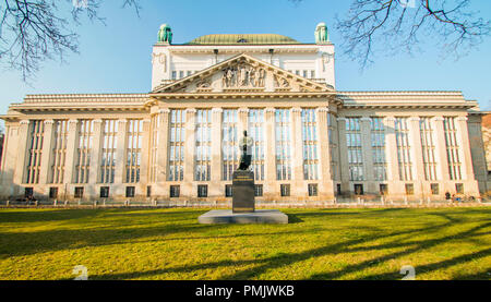 Bâtiment des archives de l'état national croate à Zagreb Croatie Banque D'Images