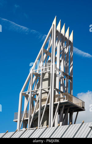 Presque terminé Auckland Tower, le nouveau centre des visiteurs à Bishop Auckland, Co Durham, England, UK Banque D'Images
