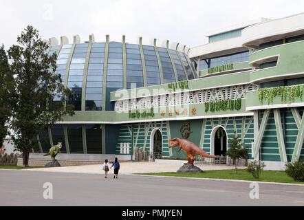 Le zoo de Central à Pyongyang en Corée Banque D'Images