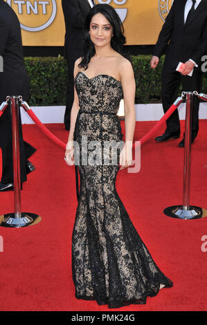 Archie Panjabi à la 17e édition des Screen Actors Guild Awards - Arrivals tenue au Shrine Auditorium à Los Angeles, CA le dimanche, Janvier 30, 2011. Photo de RPAC Pacifique Photo Presse / PictureLux Banque D'Images