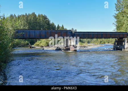 Bertha Creek en Alaska Banque D'Images