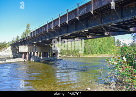 Bertha Creek en Alaska Banque D'Images