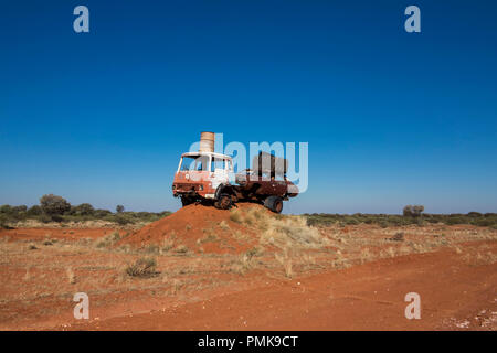 Art en bordure de l'Outback australien moyen Banque D'Images