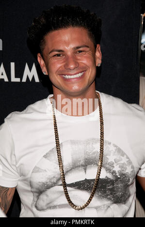 Jersey Shore Castmember Pauly D (Delvecchio) assiste à la légende de basket-ball Shaquille O'Neal Fête de départ à la retraite à l'intérieur de Nighclub Lune Palms Casino Resort à Las Vegas, NV. 25 juin, 2011. © 2011 Lisa Wright / PictureLux Banque D'Images