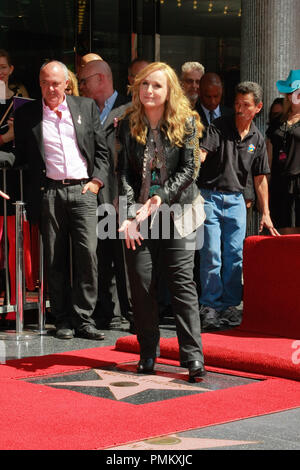Melissa Etheridge au Hollywood Chamber of Commerce cérémonie en l'honneur de son avec une étoile sur le Hollywood Walk of Fame à Hollywood, CA, le 27 septembre 2011. Photo par Joe Martinez / PictureLux Banque D'Images