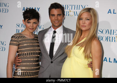 Ginnifer Goodwin, Colin Egglesfield, Kate Hudson 05/03/2011 'quelque chose' emprunté @ Premiere Grauman's Chinese Theater, du Hollywood Photo de Megumi www.HollywoodNewsWire.net/ PictureLux Torii/ Banque D'Images