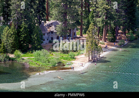 Château Vikingsholm, Emerald Bay, Lake Tahoe, comté d'El Dorado, California, United States Banque D'Images