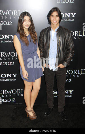 Booboo Stewart, Fivel Stewart 01/19/2012 'Underworld Awakening' Premiere tenue au Grauman's Chinese Theatre à Hollywood, CA Photo par HollywoodNewsWire.net/ PictureLux Manae Nishiyama / Banque D'Images