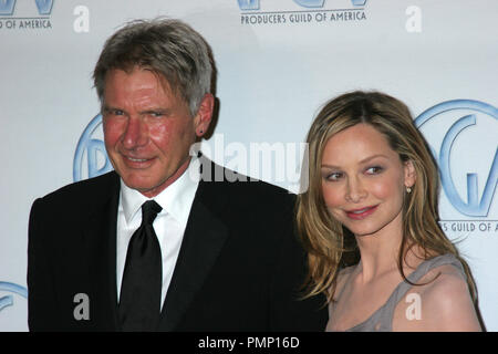 01/20/2007 Harrison Ford, Calista Flockhart 'producteurs' Guild Awards 2007 @ Hyatt Regency Century Plaza, Century City Photo de Kuroda Ima / HNW / Picturelux 31444 Numéro de référence de dossier 023HNW pour un usage éditorial uniquement - Tous droits réservés Banque D'Images