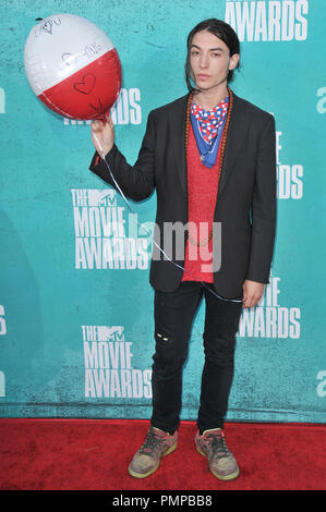 Ezra Miller au MTV Movie Awards 2012 s'est tenue à la Gibson Amphitheatre à Universal City, CA. L'événement a eu lieu le dimanche 3 juin 2012. Photo de RPAC/ PictureLux Banque D'Images
