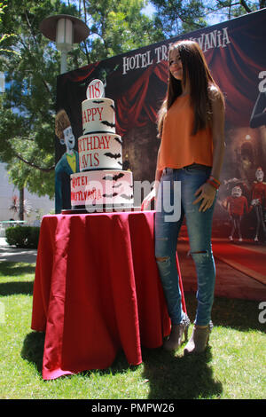 Selena Gomez 06/25/2012 'Hôtel Transylvanie' Press Event, Mavis's 118 d'anniversaire tenue à Sony Pictures Imageworks à Culver City, CA Photo par Izumi / PictureLux HollywoodNewsWire.net / Hasegawa Banque D'Images