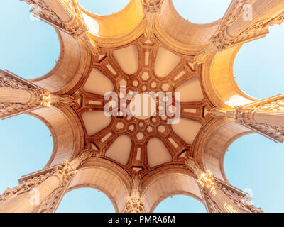 Le dôme du Palais de détails. Banque D'Images