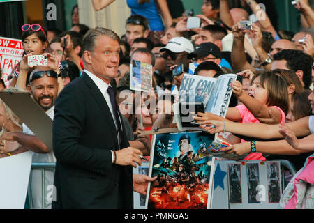 Dolph Lundgren lors de la première de films Lionsgate' 'The Expendables 2'. Arrivants tenue au Grauman's Chinese Theatre à Hollywood, CA, le 15 août 2012. Photo par Joe Martinez / PictureLux Banque D'Images
