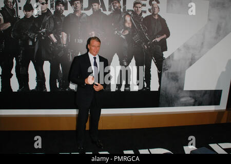 Dolph Lundgren lors de la première de films Lionsgate' 'The Expendables 2'. Arrivants tenue au Grauman's Chinese Theatre à Hollywood, CA, le 15 août 2012. Photo par Joe Martinez / PictureLux Banque D'Images