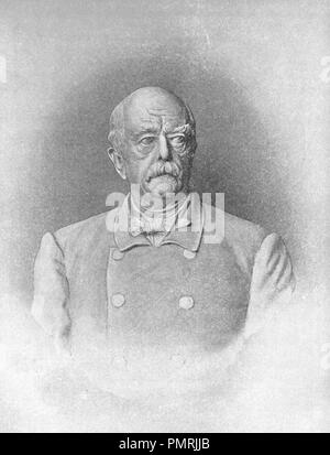 Otto von Bismarck 01. Banque D'Images