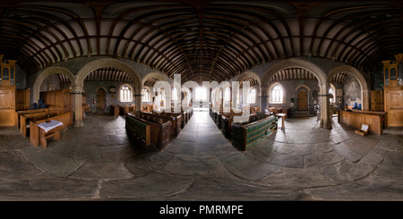 Vue panoramique à 360° de Église St Endellion, Cornwall