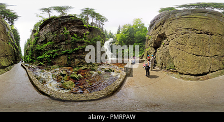 Vue panoramique à 360° de Szklarska Poreba - Wodospad Kamieńczyka # 1