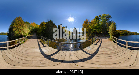 Vue panoramique à 360° de Lac Meech (Québec)