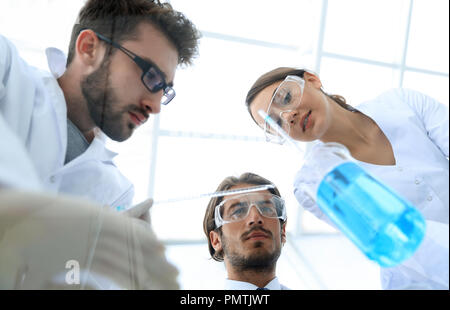 Groupe d'étudiants dans le laboratoire Banque D'Images