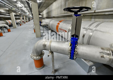 Prague, République tchèque. 19 Sep, 2018. Une partie d'une nouvelle usine de traitement de l'eau ligne dans le centre de traitement industriel de l'eau (UCOV) à Prague, République tchèque, le 19 septembre 2018. Photo : CTK Vit Simanek/Photo/Alamy Live News Banque D'Images