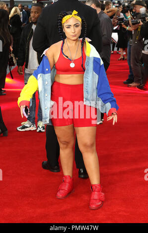 Londres, Royaume-Uni. 19 Sep 2018. Laughta, l'Objectif 2 : le trouver - Première mondiale, Leicester Square, Londres, Royaume-Uni, 19 septembre 2018, photo de Richard Goldschmidt : Riche de crédit Gold/Alamy Live News Banque D'Images