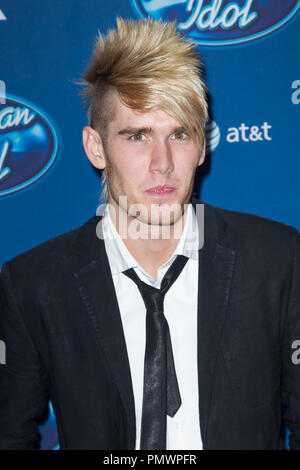 Colton Dixon arrive à American Idol Saison 12 premiere événement tenu au Royce Hall UCLA le 9 janvier 2013 à Westwood, en Californie. Photo par Eden Ari / / PictureLux RPAC Référence de fichier #  31795 PRPPEA 3235 pour un usage éditorial uniquement - Tous droits réservés Banque D'Images