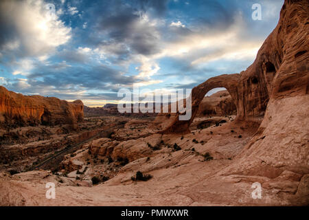 Corona Arch, Moab, Utah, USA Banque D'Images