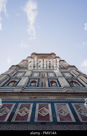 Giottos Campanile, Florence, Toscane, Italie Banque D'Images