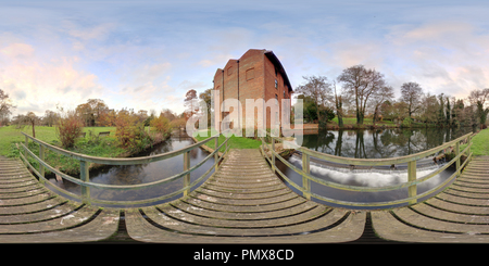 Vue panoramique à 360° de Moulin à eau Letheringsett