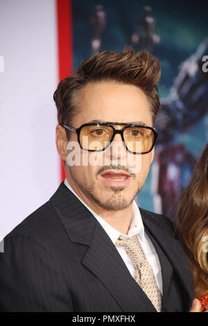 Robert Downey Jr. 04/24/2013 'Iron Man 3' Première mondiale tenue à El Capitan Theatre à Hollywood, CA Photo par Hanako HNW / PictureLux / Sato Banque D'Images