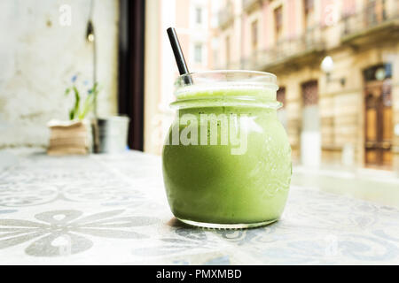 Smothiee vert. Superfood Detox Banque D'Images
