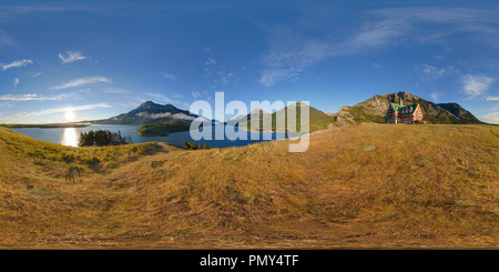 Vue panoramique à 360° de Hôtel Prince de Galles, Waterton Lake National Park, Alberta