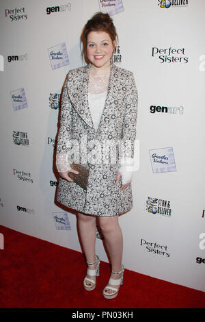 Georgie Henley 04/08/2014 Sœurs 'parfait' Premiere tenue au Landmark Theatre de Los Angeles, CA Photo par Kazuki Hirata / HNW / PictureLux Banque D'Images