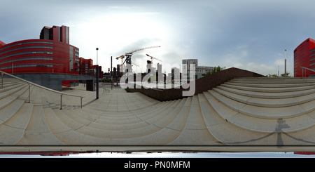 Vue panoramique à 360° de Une autre vue de la Belval construction site