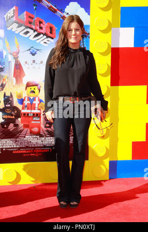 Marcia Gay Harden à la Warner Bros Pictures première de 'l'animation Lego'. Tenue des arrivées au Regency Village Theatre de Westwood, CA, le 1 février 2014. Photo par Joe Martinez / PictureLux Banque D'Images