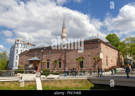 La mosquée Dzhumaya à Plovdiv, Bulgarie. Banque D'Images