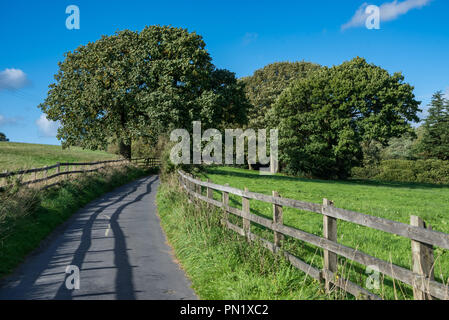 Sentier de Yarrow et réservoirs Anglezarke Banque D'Images