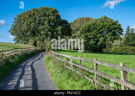 Sentier de Yarrow et réservoirs Anglezarke Banque D'Images