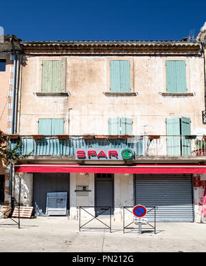 Spar supermarché Saint Saturnin les Apt Provence Banque D'Images