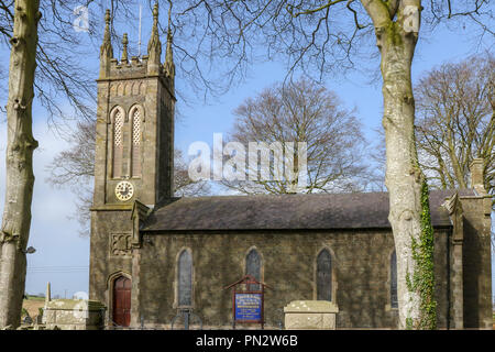 Paroisse de l'Eglise d'Irlande en Irlande du Nord - St Matthew's Broomhedge Banque D'Images