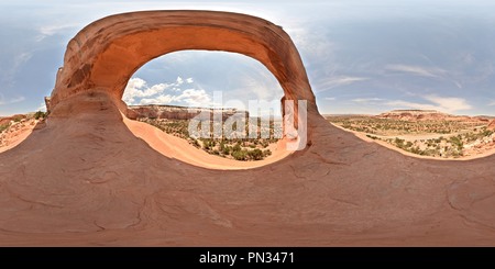 Vue panoramique à 360° de Wilson Arch viewpoint
