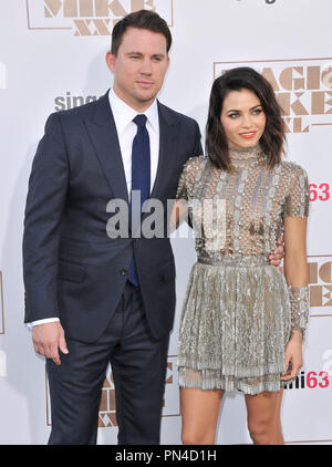 Channing Tatum et Jenna Dewan Tatum à l''Magic Mike XXL' Los Angeles Premiere tenue au Théâtre chinois de Grauman à Hollywood, CA. L'événement a eu lieu le jeudi, 25 juin, 2015. Photo par PictureLux RPAC RPAC / Référence de dossier 32649 145RPAC01 pour un usage éditorial uniquement - Tous droits réservés Banque D'Images