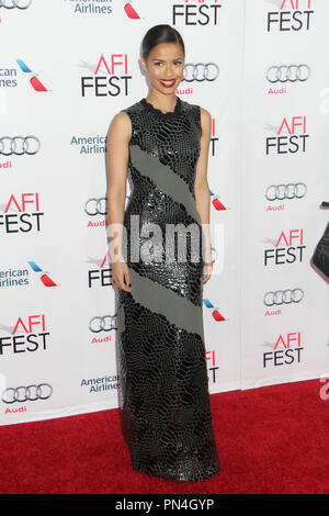 Gugu Mbatha-Raw 11/10/2015 'Commotion' Premiere tenue au Théâtre chinois de Grauman à Hollywood, CA Photo par Kazuki Hirata / HNW / PictureLux Banque D'Images