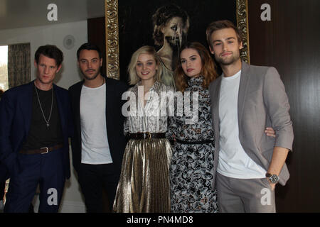 Matt Smith, Jack Huston, Bella Heathcote, Lily, James Douglas Booth 01/22/2016 "Orgueil et préjugés et Zombies" Photocall organisé au London West Hollywood de West Hollywood, CA Photo par Izumi Hasegawa / HNW / PictureLux Banque D'Images