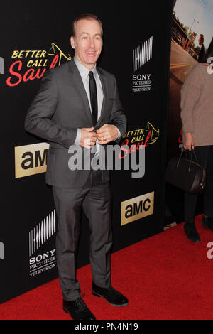 Bob Odenkirk à la Saison 2 Premiere de "mieux appeler Saul' Projection spéciale tenue au Arclight Cinemas - Culver City à Culver City, CA, le 2 février 2016. Photo par Joe Martinez / PictureLux Banque D'Images